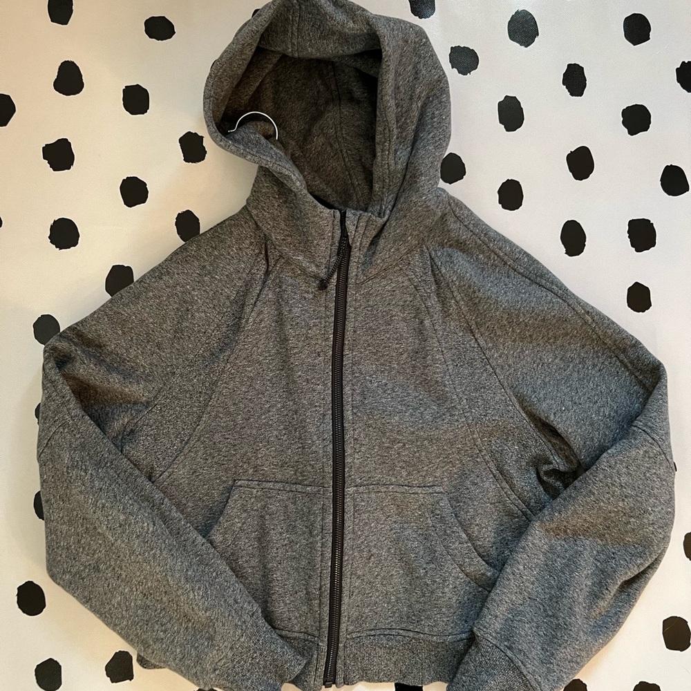 Scuba oversized zip up sweatshirt